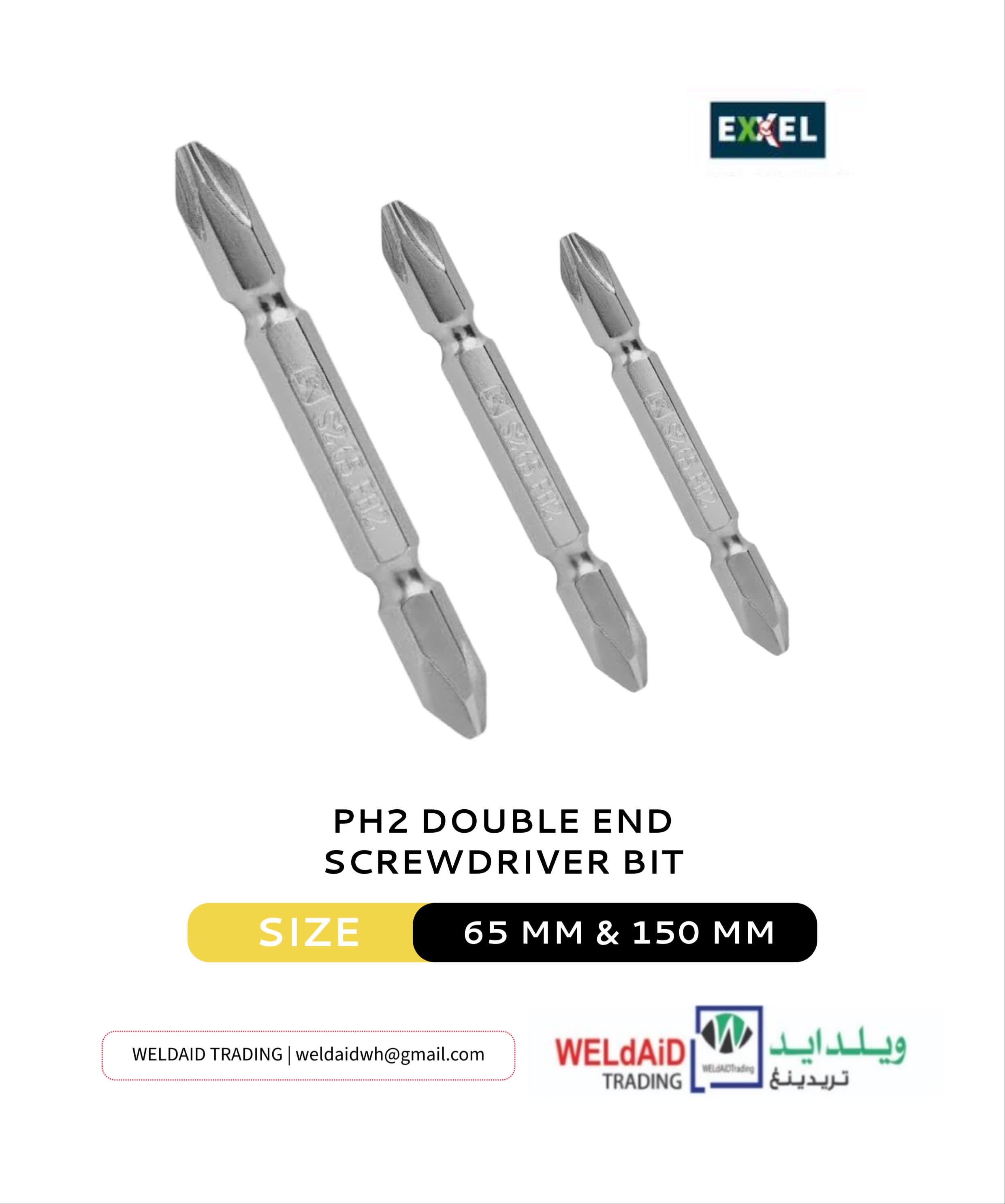 PH2 DOUBLE END SCREWDRIVER BIT