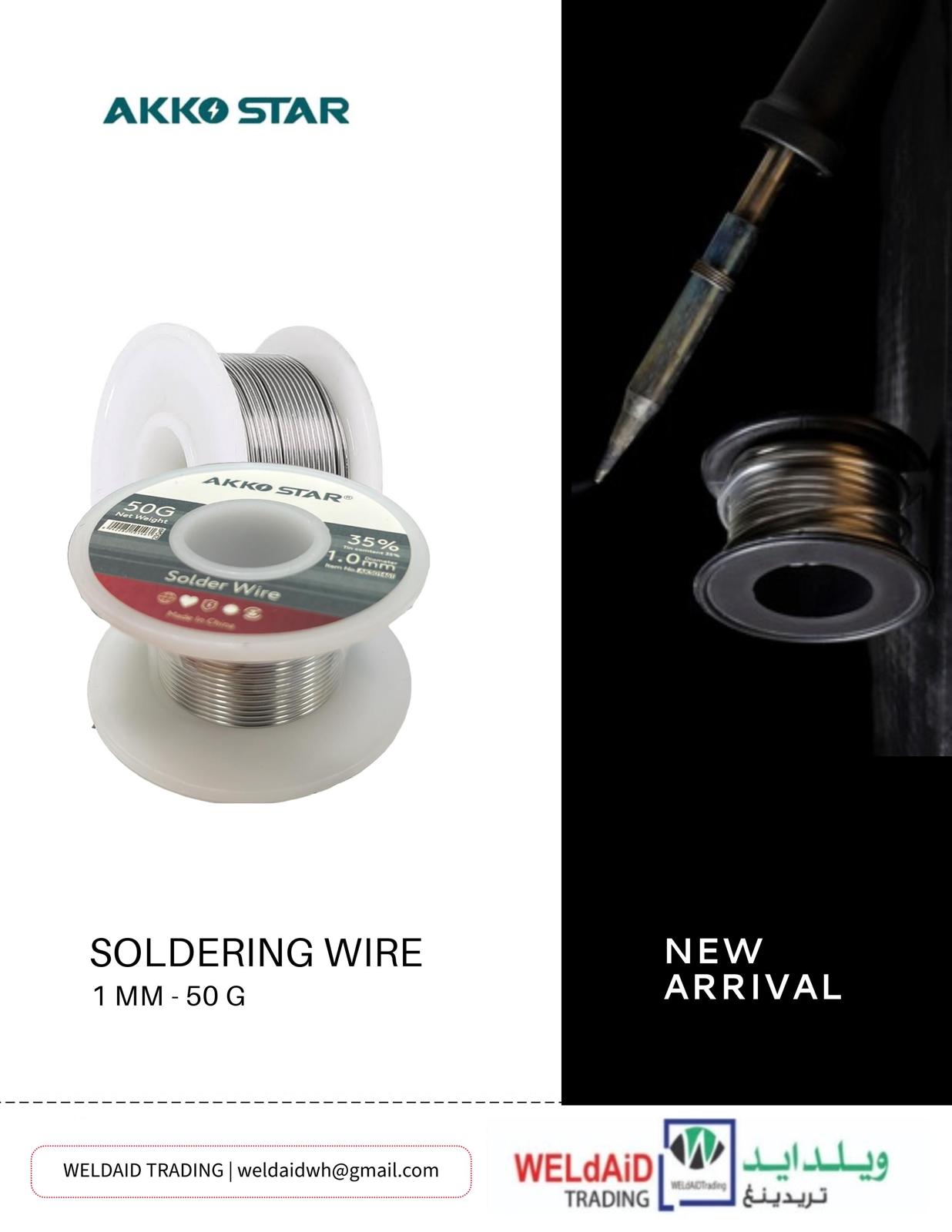 SOLDERING WIRE 1.0MM 50G