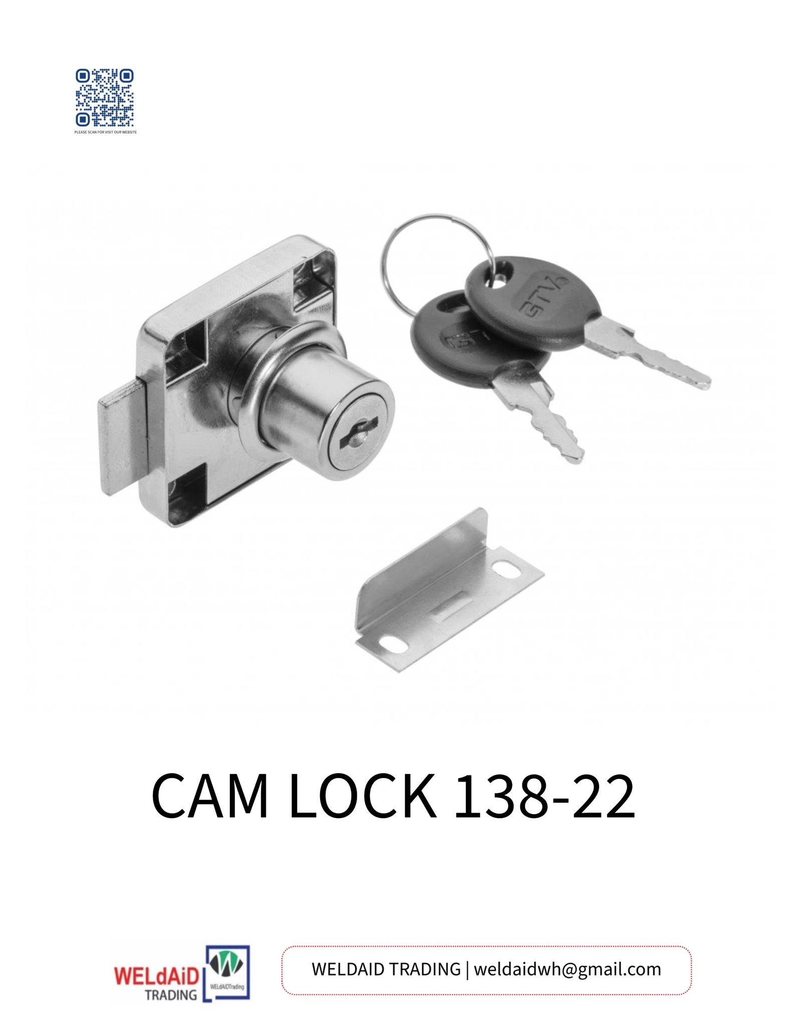 CAM LOCK 138-22