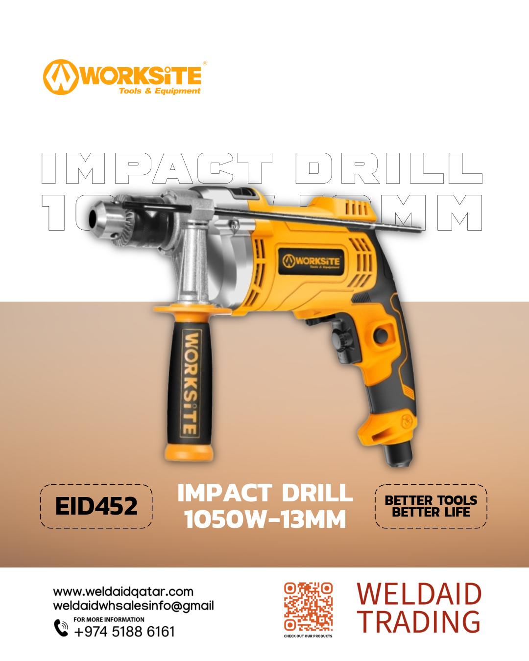 IMPACT DRILL 1050W-WORKSITE EID452