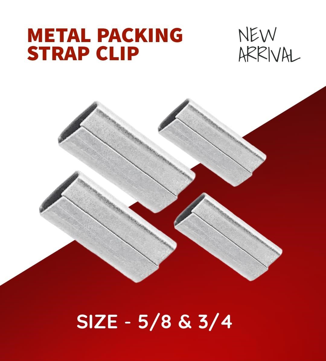 METAL PACKING CLIPS 3/4" AND 5/8"