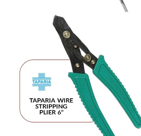 TAPARIA WIRE STRIPPING PLIER 6"