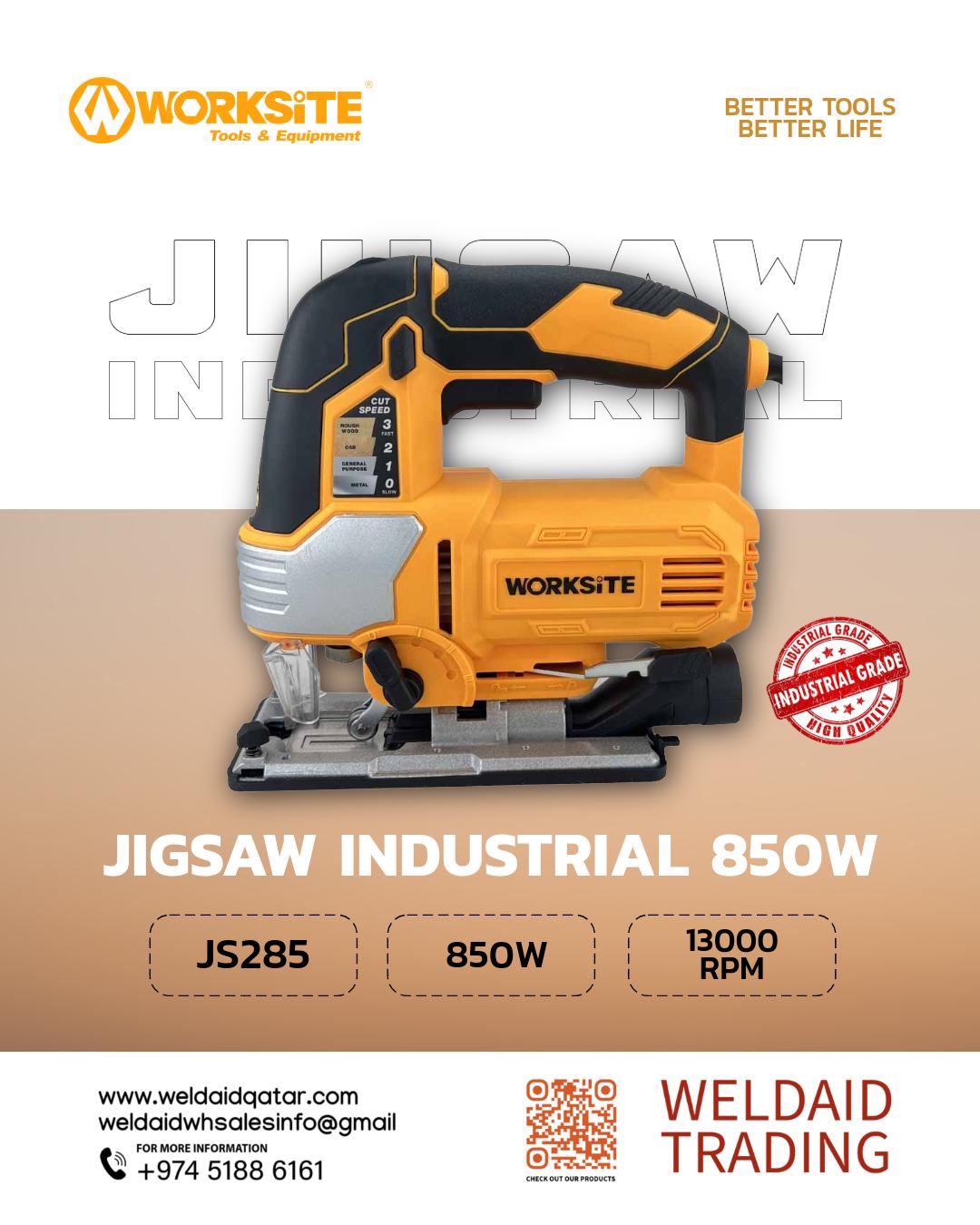 JIGSAW INDUSTRIAL 850W-WORKSITE