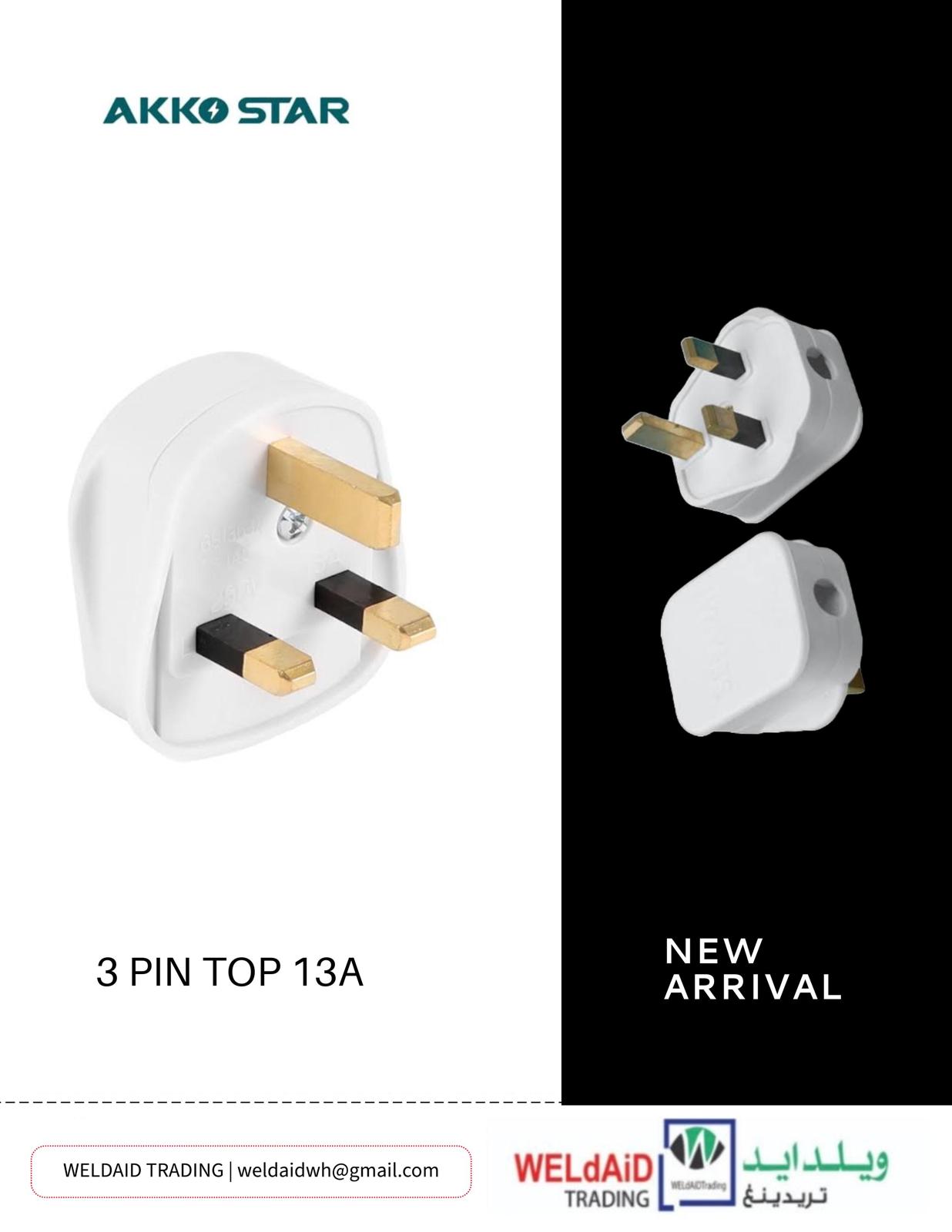 3 PIN TOP 13A